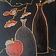 Интерьерная картина с вазами и фруктами, акрил абстракция, Картины, Москва,  Фото №1