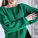 Заказать Джемпер с японским узором ручной работы. Knitochka.Style. Ярмарка Мастеров. . Свитеры Фото №3