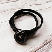 Украшения handmade. Livemaster - original item Leather bracelet winding Sprocket. Handmade.