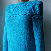 Одежда handmade. Livemaster - original item Stylish jumper with embossed patterns. Handmade.