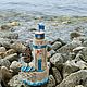 Заказать Старый маяк Дрифтвуд Бирюза моря 17 см. AdriaticArt_Julia. Ярмарка Мастеров. . Статуэтки Фото №3