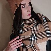 Аксессуары ручной работы. Ярмарка Мастеров - ручная работа Beanie hat knitted scarf woven handmade merino. Handmade.