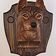 Order Dog-wooden panel on the wall. Art Branch Org (ArtBranchOrg). Livemaster. . Interior masks Фото №3