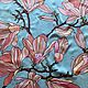 «Магнолии» шёлковый платок. Платки. Рената Абдуллина (Renata-batik). Интернет-магазин Ярмарка Мастеров.  Фото №2