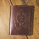 Passport cover with the engraving 'Bear'. Passport cover. G.L.A.D.. My Livemaster. Фото №5