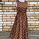 Заказать Платье из шёлка в горох «Красотка ». SOLOdress. Ярмарка Мастеров. . Платья Фото №3