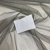 Материалы для творчества handmade. Livemaster - original item Fabric: Soft Mesh grey. Handmade.