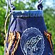 Шаманские сумочки с изображением  кельтского ворона. Кисет. ShamanEthnoShop. Ярмарка Мастеров.  Фото №6