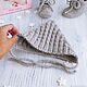 A gift for a newborn: a hat and booties for a boy gray. Gift for newborn. babyshop. My Livemaster. Фото №5