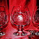 Brandy glasses 'grapes'. Wine Glasses. ArtGraving. My Livemaster. Фото №6