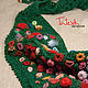 Set (mittens and bactus) knitted ' Poppy field'. Mitts. asmik (asmik). Online shopping on My Livemaster.  Фото №2