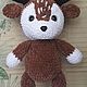 Мягкие вязаные игрушки мишка, зайчик. Мягкие игрушки. Любаша рукодельница. Интернет-магазин Ярмарка Мастеров.  Фото №2