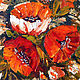 Order Small oil paintings of red poppies flower palette knife  impasto. Art Gallery by Natlya Zhdanova. Livemaster. . Pictures Фото №3