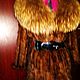 Заказать Шубка из вязаной норки с крашенным  енотом. Fur skins. Ярмарка Мастеров. . Шубы Фото №3