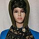 -60% Капор Капюшон теплый  Весна женский Бохо стиль. Капюшоны. LusyStudio. Ярмарка Мастеров.  Фото №14