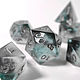 Набор светящихся дайсов для DnD Туманный свет. Фишки и кости. Geek Shelf. Ярмарка Мастеров.  Фото №7
