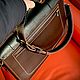 Деловой портфель из натуральной кожи. Портфель. VIKING LEATHER CRAFT. Интернет-магазин Ярмарка Мастеров.  Фото №2