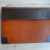 Канцелярские товары handmade. Livemaster - original item Folder: Leather folder for important papers. Handmade.