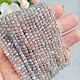 Бусины Лабрадорита, 3мм,нить. Бусины. SilverBranch_Shop. Интернет-магазин Ярмарка Мастеров.  Фото №2