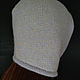  Knitted women's helmet hood hood made of mink yarn. Hoods. UrbanStyleKnit (usknits). My Livemaster. Фото №4