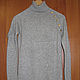 Vintage clothing: Sweater turtleneck gray women's long sleeves, Vintage blouses, Moscow,  Фото №1