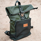 Сумки и аксессуары handmade. Livemaster - original item Men`s backpack: Traveller Millitary. Handmade.