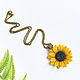 Sunflower pendant made of polymer clay Pendant on a chain Flower Pendant. Pendant. Bionika - Polymer Clay Jewelry (Bionika). Online shopping on My Livemaster.  Фото №2