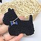Brooch Scottish Terrier. Brooches. anel-art. My Livemaster. Фото №4
