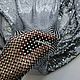 Mesh with rhinestones. Queen of the night, Fabric, Podolsk,  Фото №1