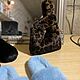 Сумка из меха норки. Сумка-мешок. YANA KRAFT BRAND. Интернет-магазин Ярмарка Мастеров.  Фото №2
