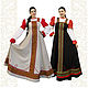 Linen long tunic for girl, woman Clavic, Russian traditional dress Rus. Folk dresses. Irina. Online shopping on My Livemaster.  Фото №2