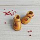 Shoes for Blythe with cherry (color -yellow), Clothes for dolls, Novosibirsk,  Фото №1