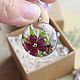 Pendant with real flowers. A pendant with a red flower as a gift to a girl. Pendant. OrlovaResinJewelry. My Livemaster. Фото №6