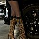 Заказать Сапоги женские "Leopard". Anastasia Suvaryan обувь ручной работы. Ярмарка Мастеров. . Сапоги Фото №3