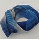 Scarf blue-white-blue. Scarves. A.Smir. Online shopping on My Livemaster.  Фото №2