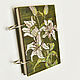 Sketchbook A6 wood cover "Lilys". Notebooks. EVAG. My Livemaster. Фото №4