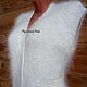 Downy white vest with buttons, Vests, Urjupinsk,  Фото №1
