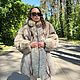 Пушистая шуба из натурального меха лисы с воротником. Шубы. Stylish mink. Ярмарка Мастеров.  Фото №10