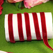 Материалы для творчества handmade. Livemaster - original item Velvet ribbon for decoration (10 colors). Handmade.