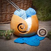 Материалы для творчества handmade. Livemaster - original item Lubochnia Siberian Cedar Wood for yarn knitting #KL7. Handmade.