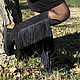 Итальянские сапоги с бахромой из черной замшевой кожи, Сапоги, Римини,  Фото №1