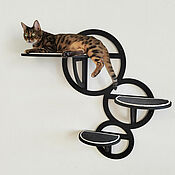 Зоотовары handmade. Livemaster - original item Triple shelf for cats 