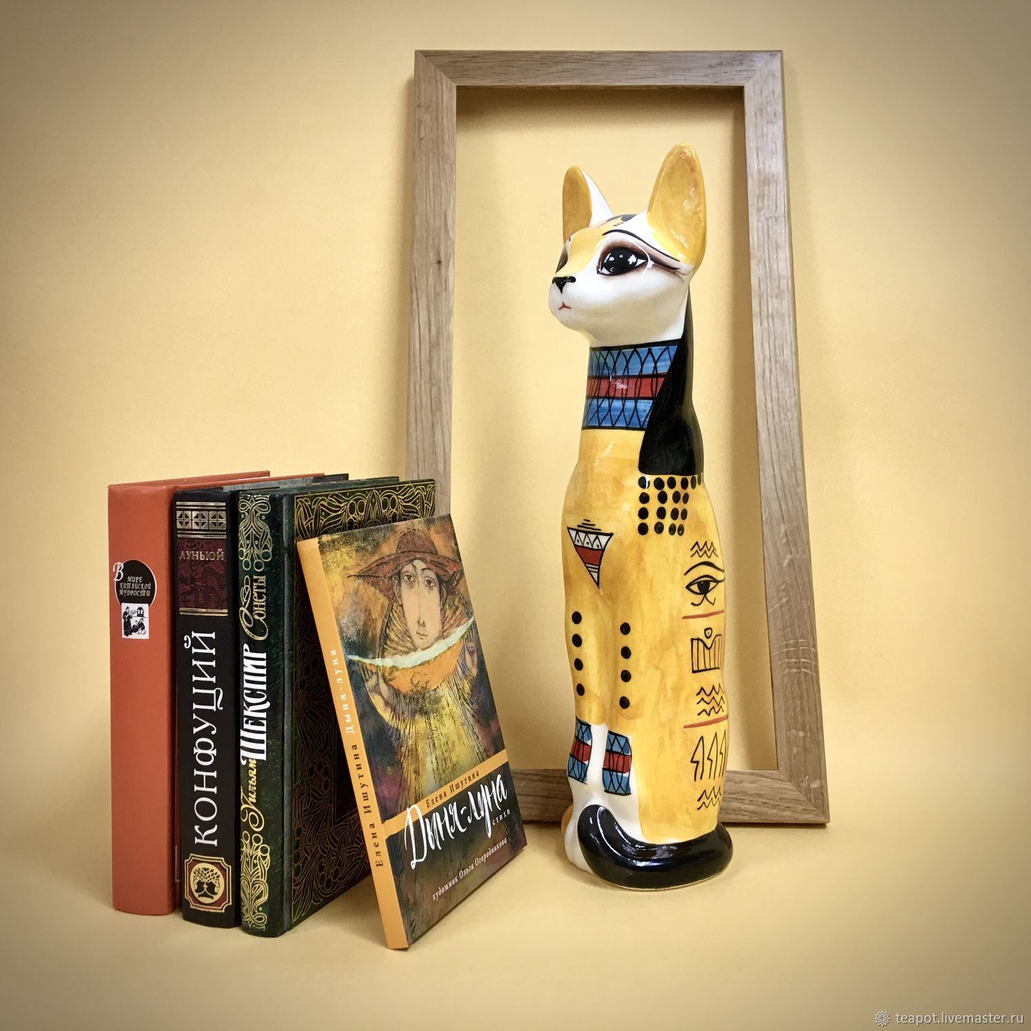 Cat Egypt: author's painting, Figurines, Moscow,  Фото №1