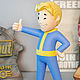 Vault-boy | Fallout | Мальчик из Убежища Фаллаут. Статуэтка. FCS | Workshop. Ярмарка Мастеров.  Фото №6