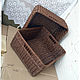 Storage basket in brown color ' Chocolate'. Basket. lmillame. Online shopping on My Livemaster.  Фото №2