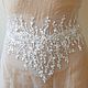 Stripe with beads and sequins. Wedding, braid, Kurganinsk,  Фото №1