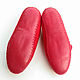 Red felted mallow Slippers. Slippers. snezhana-snezhina (snezhanap). My Livemaster. Фото №4