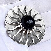 Винтаж handmade. Livemaster - original item Black beauty brooch, Sarah Coventry, USA, ,50s-60s. Handmade.
