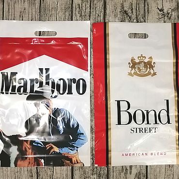 Винтаж ручной работы. Ярмарка Мастеров - ручная работа Пакет Marlboro Мальборо Bond Бонд 90 х. Handmade.