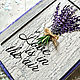 Order !Sold! Handmade postcard, PROVENCE style. Lavender. svetafka-handmade. Livemaster. . Cards Фото №3